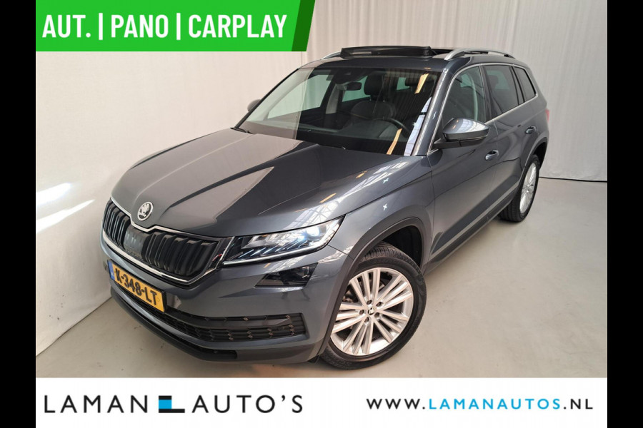 Škoda Kodiaq 1.5 TSI 150pk DSG Business Edition Aut. | Pano Open Dak Leder/Alcantara CarPlay Canton 19" Sirius LMV ECC Navi LED ACC Camera Me