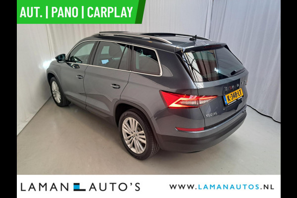 Škoda Kodiaq 1.5 TSI 150pk DSG Business Edition Aut. | Pano Open Dak Leder/Alcantara CarPlay Canton 19" Sirius LMV ECC Navi LED ACC Camera Me