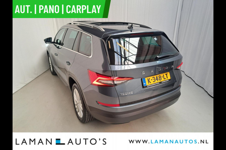 Škoda Kodiaq 1.5 TSI 150pk DSG Business Edition Aut. | Pano Open Dak Leder/Alcantara CarPlay Canton 19" Sirius LMV ECC Navi LED ACC Camera Me