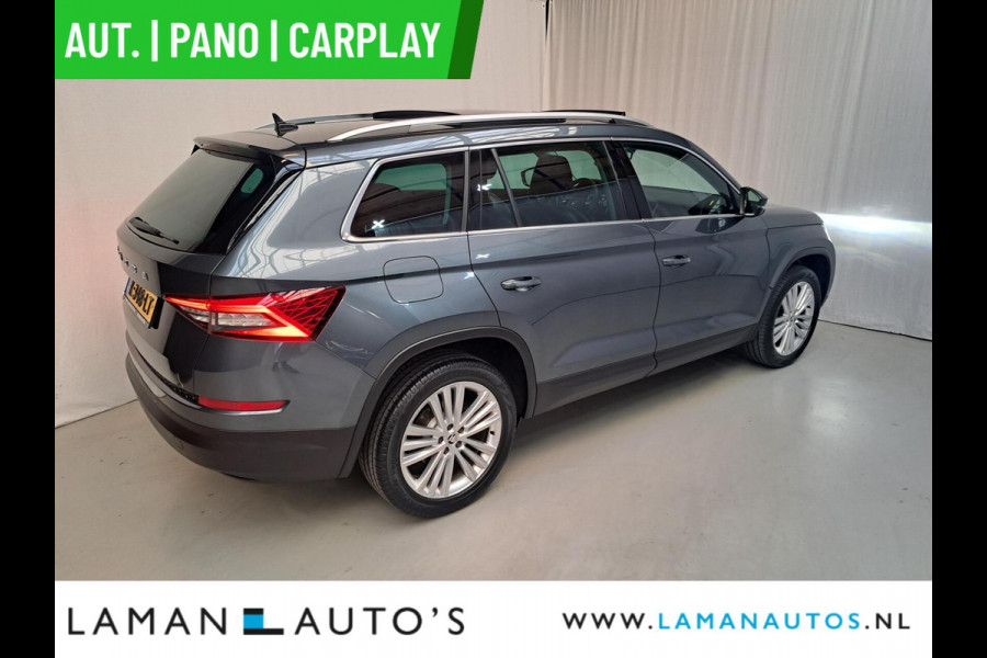 Škoda Kodiaq 1.5 TSI 150pk DSG Business Edition Aut. | Pano Open Dak Leder/Alcantara CarPlay Canton 19" Sirius LMV ECC Navi LED ACC Camera Me