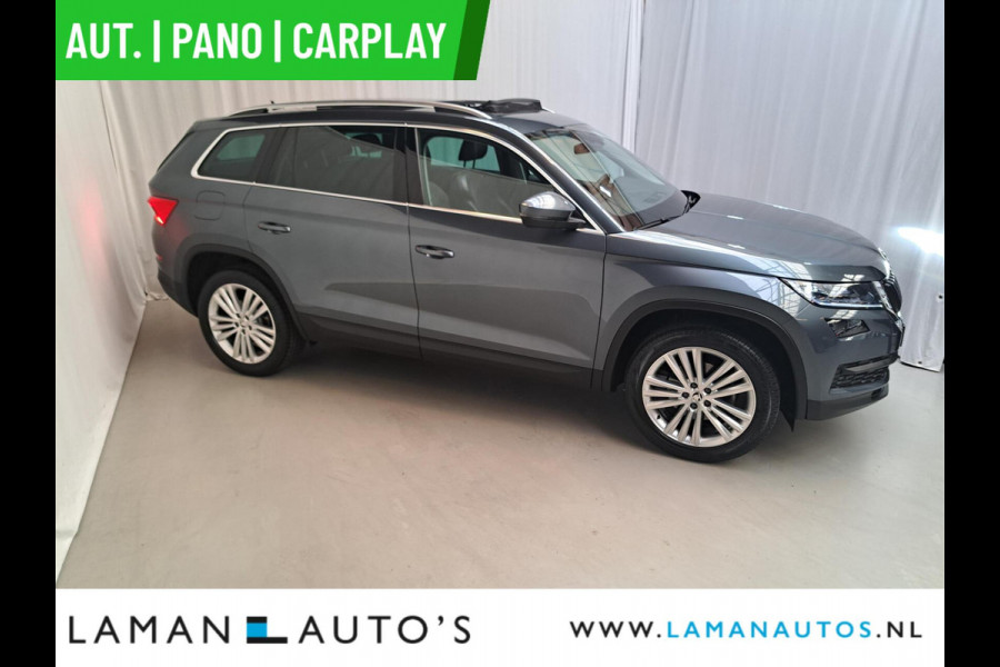 Škoda Kodiaq 1.5 TSI 150pk DSG Business Edition Aut. | Pano Open Dak Leder/Alcantara CarPlay Canton 19" Sirius LMV ECC Navi LED ACC Camera Me