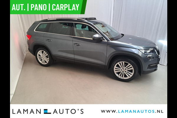 Škoda Kodiaq 1.5 TSI 150pk DSG Business Edition Aut. | Pano Open Dak Leder/Alcantara CarPlay Canton 19" Sirius LMV ECC Navi LED ACC Camera Me