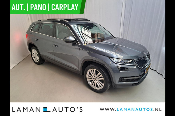 Škoda Kodiaq 1.5 TSI 150pk DSG Business Edition Aut. | Pano Open Dak Leder/Alcantara CarPlay Canton 19" Sirius LMV ECC Navi LED ACC Camera Me