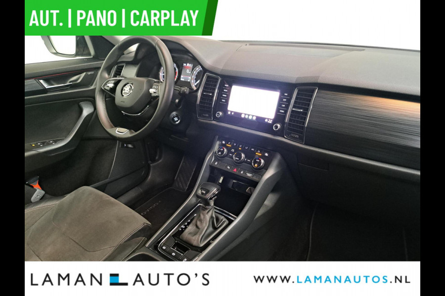 Škoda Kodiaq 1.5 TSI 150pk DSG Business Edition Aut. | Pano Open Dak Leder/Alcantara CarPlay Canton 19" Sirius LMV ECC Navi LED ACC Camera Me