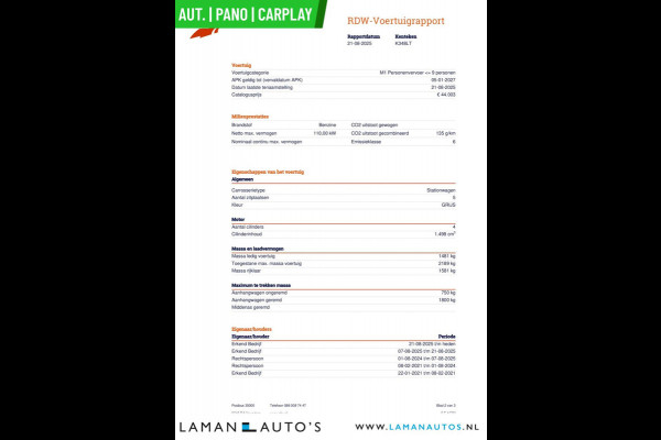 Škoda Kodiaq 1.5 TSI 150pk DSG Business Edition Aut. | Pano Open Dak Leder/Alcantara CarPlay Canton 19" Sirius LMV ECC Navi LED ACC Camera Me