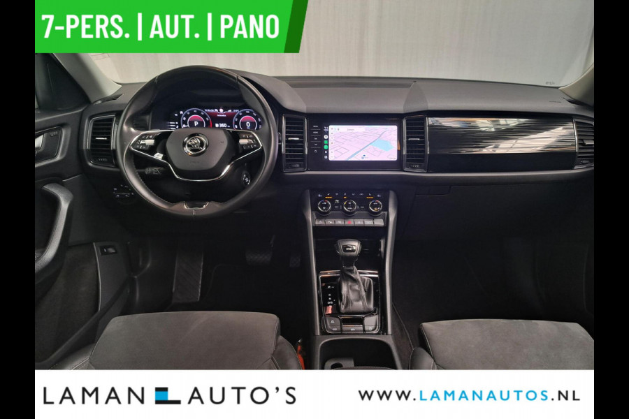 Škoda Kodiaq 1.5 TSI 150pk DSG Limited Business Edition Plus 7P Aut. | Panorama Open dak Virtual Leder/Alcantara CarPlay Trekhaak Canton ECC