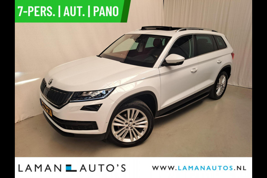 Škoda Kodiaq 1.5 TSI 150pk DSG Limited Business Edition Plus 7P Aut. | Panorama Open dak Virtual Leder/Alcantara CarPlay Trekhaak Canton ECC