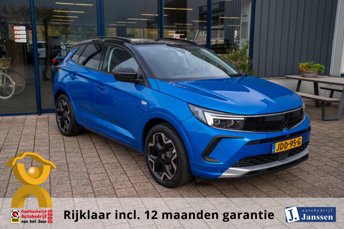 Opel Grandland 1.6 Turbo Plug-In Hybrid Ultimate | Prijs rijklaar incl. 12 mnd garantie | Memory lederen stoelen Camera Blindspot