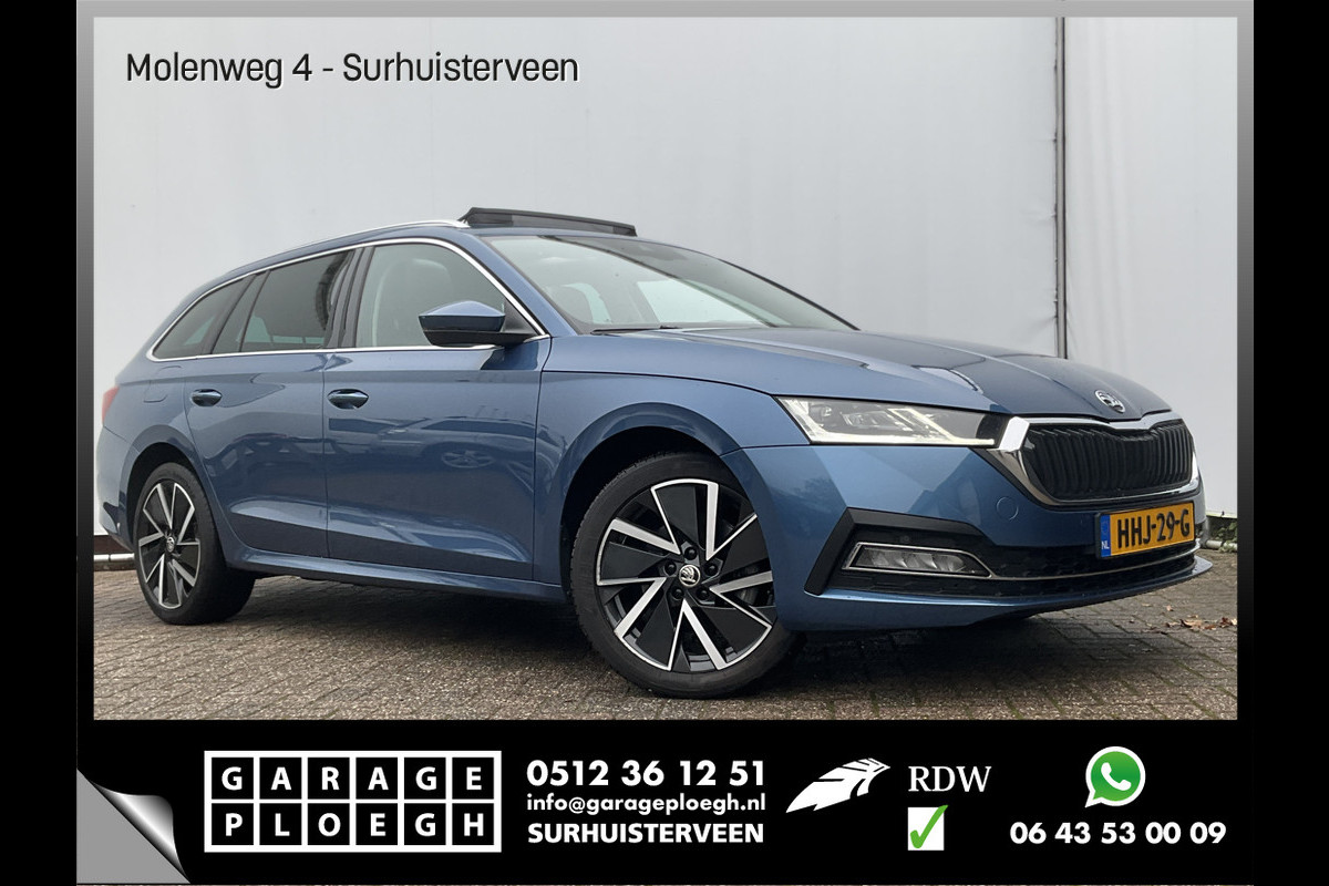 Škoda Octavia Combi 1.4 TSI iV PHEV Business Edition Plus Pano.dak Stoel/Stuurverw Sfeerverl Blue Beauty