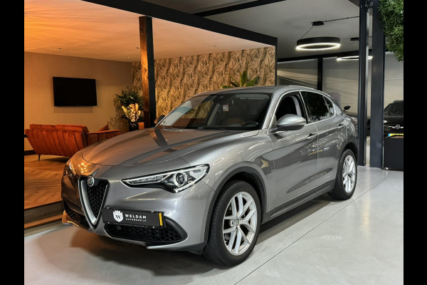 Alfa Romeo Stelvio 2.0 Turbo First Edition Garantie Memory StuurVW StoelVW Camera Elek Achterklep Leder Cruise Clima Navi Rijklaar