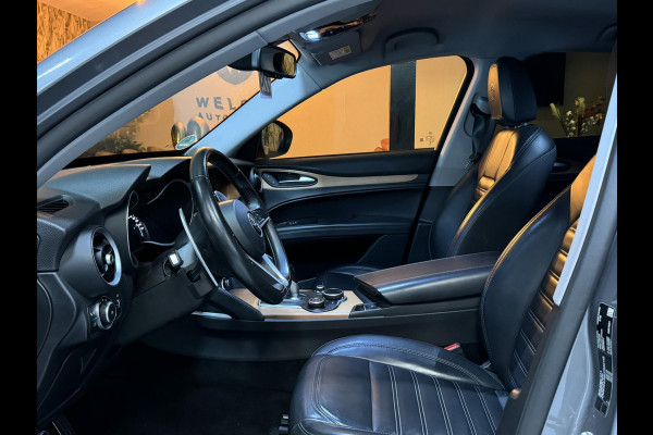 Alfa Romeo Stelvio 2.0 Turbo First Edition Garantie Memory StuurVW StoelVW Camera Elek Achterklep Leder Cruise Clima Navi Rijklaar