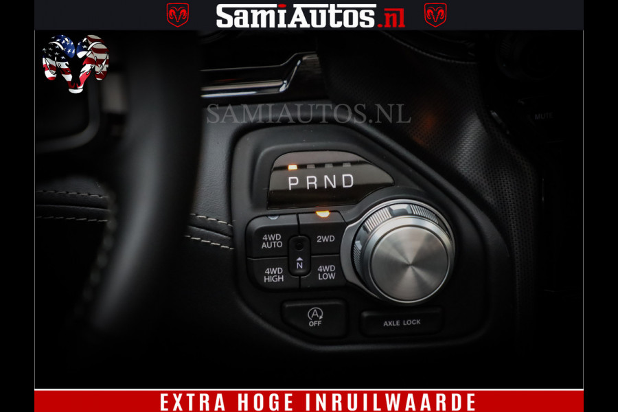 Dodge Ram 1500 Limited Night High Output 540HP 706Nm | Massage + Full Option | De Meest Luxe en Volle Pick-Up in zijn Klasse | Comfortabele Dubbele Cabine met Royale 5 Zitplaatsen | BPM vrij | Nu Leverbaar uit Voorraad | Voorraad Nr 2356 - 0990