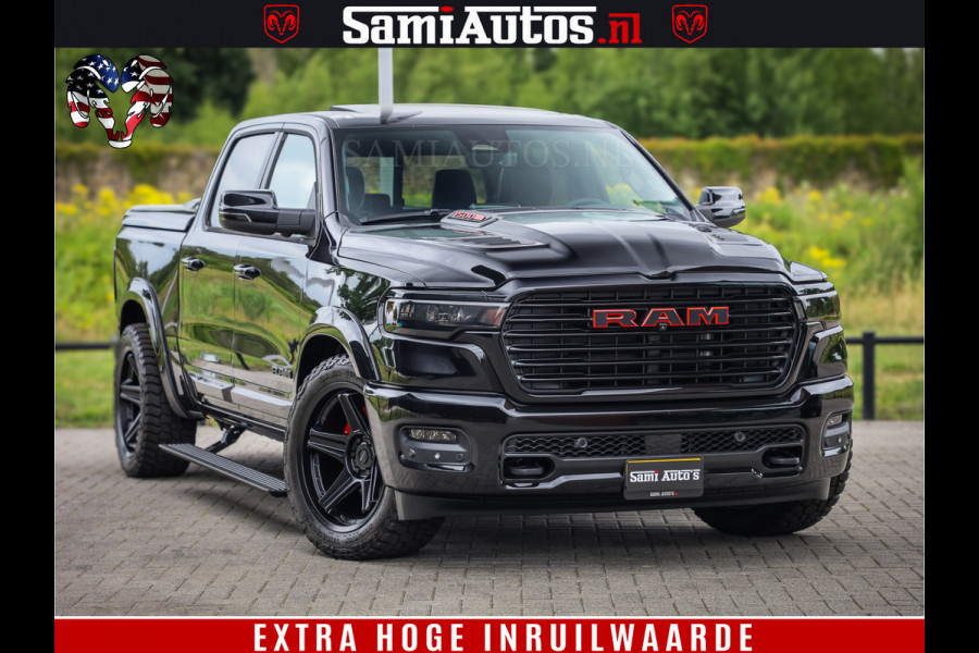 Dodge Ram 1500 Night Premium | Full Option | De Meest Luxe Pick-Up in zijn Klasse | Comfortabele Dubbele Cabine met Royale 5 Zitplaatsen | BPM vrij | Nu Leverbaar uit Voorraad | Voorraad Nr 2282 - 3332