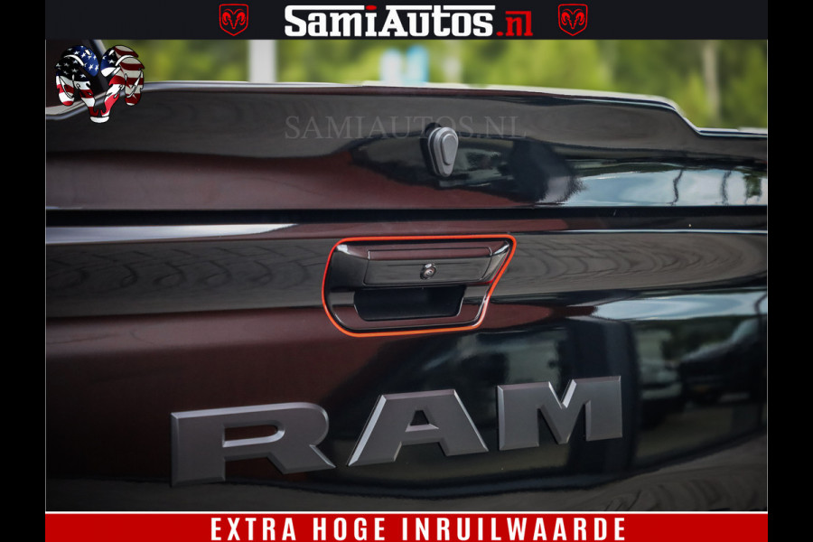 Dodge Ram 1500 Night Premium | Full Option | De Meest Luxe Pick-Up in zijn Klasse | Comfortabele Dubbele Cabine met Royale 5 Zitplaatsen | BPM vrij | Nu Leverbaar uit Voorraad | Voorraad Nr 2282 - 3332