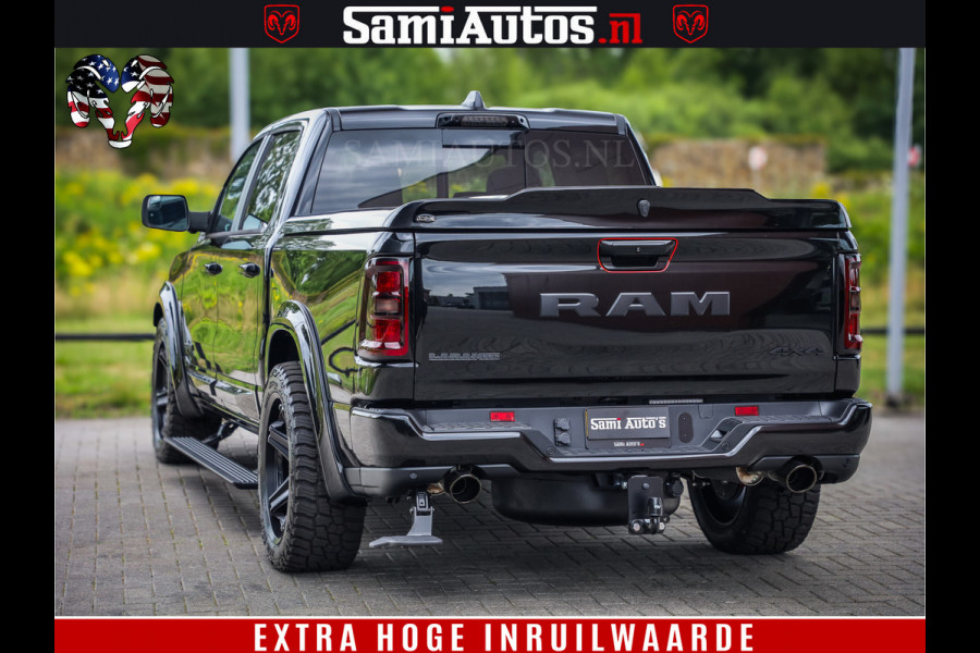 Dodge Ram 1500 Night Premium | Full Option | De Meest Luxe Pick-Up in zijn Klasse | Comfortabele Dubbele Cabine met Royale 5 Zitplaatsen | BPM vrij | Nu Leverbaar uit Voorraad | Voorraad Nr 2282 - 3332