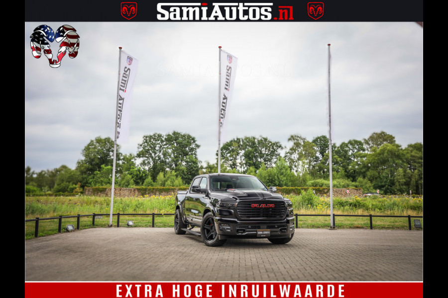 Dodge Ram 1500 Night Premium | Full Option | De Meest Luxe Pick-Up in zijn Klasse | Comfortabele Dubbele Cabine met Royale 5 Zitplaatsen | BPM vrij | Nu Leverbaar uit Voorraad | Voorraad Nr 2282 - 3332