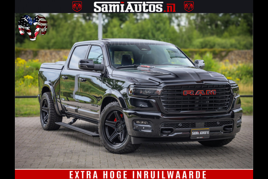 Dodge Ram 1500 Night Premium | Full Option | De Meest Luxe Pick-Up in zijn Klasse | Comfortabele Dubbele Cabine met Royale 5 Zitplaatsen | BPM vrij | Nu Leverbaar uit Voorraad | Voorraad Nr 2282 - 3332