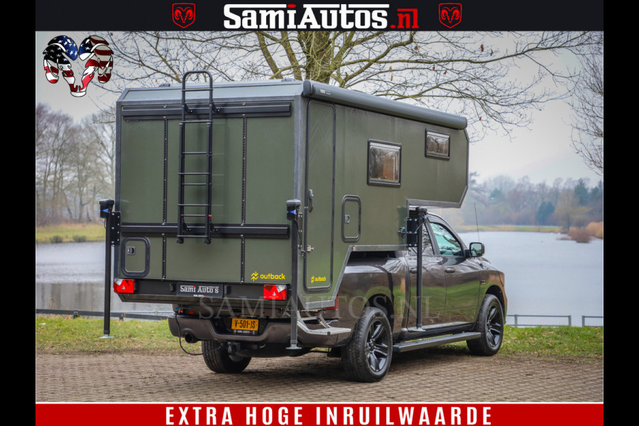 Dodge Ram 1500 €15000,- VOORDEEL | CAMPER / AFZET UNIT | SHOWROOM MODEL | 4 PERSOONS | AIRCO | ZONNEPANEEL | VERWARMING | DOUCHE | WC | LUIFEL | 4 SLAAP PLAATSEN | Let Op: Investeer in deze unieke afzetunit camper en verdien direct!