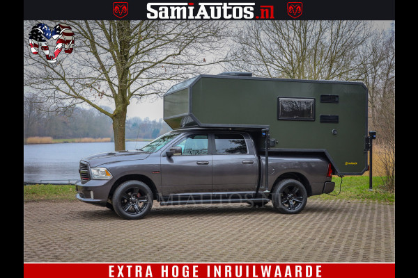 Dodge Ram 1500 €15000,- VOORDEEL | CAMPER / AFZET UNIT | SHOWROOM MODEL | 4 PERSOONS | AIRCO | ZONNEPANEEL | VERWARMING | DOUCHE | WC | LUIFEL | 4 SLAAP PLAATSEN | Let Op: Investeer in deze unieke afzetunit camper en verdien direct!