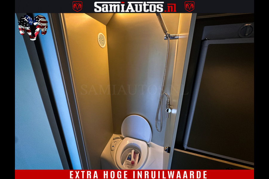 Dodge Ram 1500 €15000,- VOORDEEL | CAMPER / AFZET UNIT | SHOWROOM MODEL | 4 PERSOONS | AIRCO | ZONNEPANEEL | VERWARMING | DOUCHE | WC | LUIFEL | 4 SLAAP PLAATSEN | Let Op: Investeer in deze unieke afzetunit camper en verdien direct!