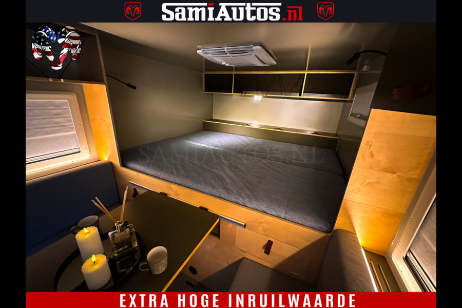 Dodge Ram 1500 €15000,- VOORDEEL | CAMPER / AFZET UNIT | SHOWROOM MODEL | 4 PERSOONS | AIRCO | ZONNEPANEEL | VERWARMING | DOUCHE | WC | LUIFEL | 4 SLAAP PLAATSEN | Let Op: Investeer in deze unieke afzetunit camper en verdien direct!