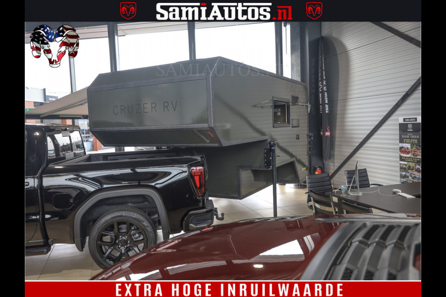 Dodge Ram 1500 €15000,- VOORDEEL | CAMPER / AFZET UNIT | SHOWROOM MODEL | 4 PERSOONS | AIRCO | ZONNEPANEEL | VERWARMING | DOUCHE | WC | LUIFEL | 4 SLAAP PLAATSEN | Let Op: Investeer in deze unieke afzetunit camper en verdien direct!