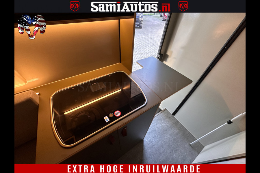 Dodge Ram 1500 €15000,- VOORDEEL | CAMPER / AFZET UNIT | SHOWROOM MODEL | 4 PERSOONS | AIRCO | ZONNEPANEEL | VERWARMING | DOUCHE | WC | LUIFEL | 4 SLAAP PLAATSEN | Let Op: Investeer in deze unieke afzetunit camper en verdien direct!