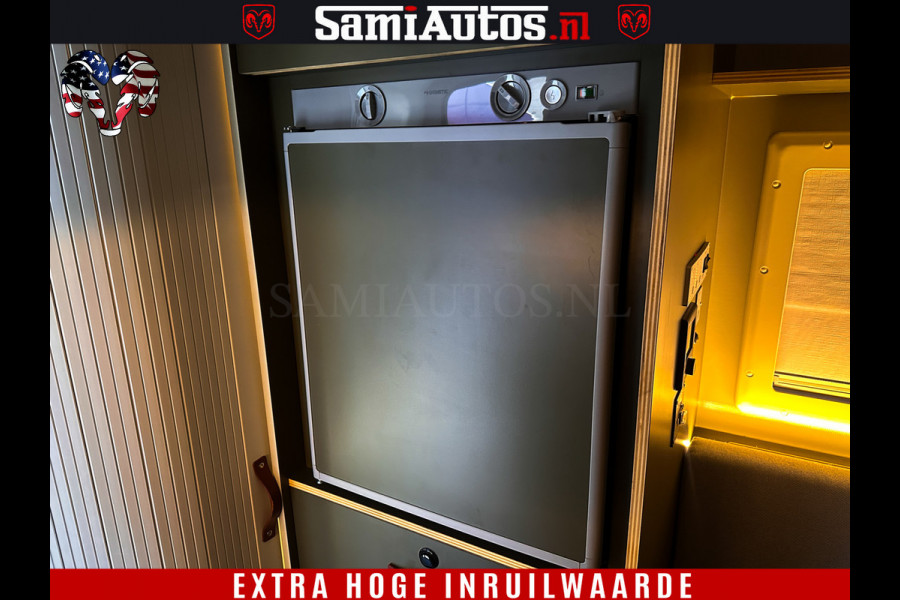 Dodge Ram 1500 €15000,- VOORDEEL | CAMPER / AFZET UNIT | SHOWROOM MODEL | 4 PERSOONS | AIRCO | ZONNEPANEEL | VERWARMING | DOUCHE | WC | LUIFEL | 4 SLAAP PLAATSEN | Let Op: Investeer in deze unieke afzetunit camper en verdien direct!