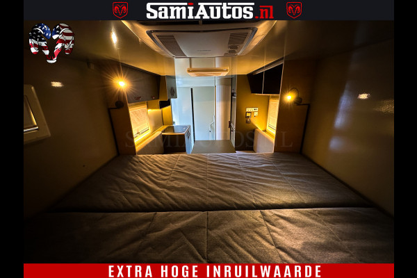 Dodge Ram 1500 €15000,- VOORDEEL | CAMPER / AFZET UNIT | SHOWROOM MODEL | 4 PERSOONS | AIRCO | ZONNEPANEEL | VERWARMING | DOUCHE | WC | LUIFEL | 4 SLAAP PLAATSEN | Let Op: Investeer in deze unieke afzetunit camper en verdien direct!