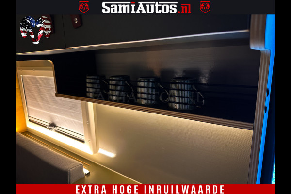 Dodge Ram 1500 €15000,- VOORDEEL | CAMPER / AFZET UNIT | SHOWROOM MODEL | 4 PERSOONS | AIRCO | ZONNEPANEEL | VERWARMING | DOUCHE | WC | LUIFEL | 4 SLAAP PLAATSEN | Let Op: Investeer in deze unieke afzetunit camper en verdien direct!