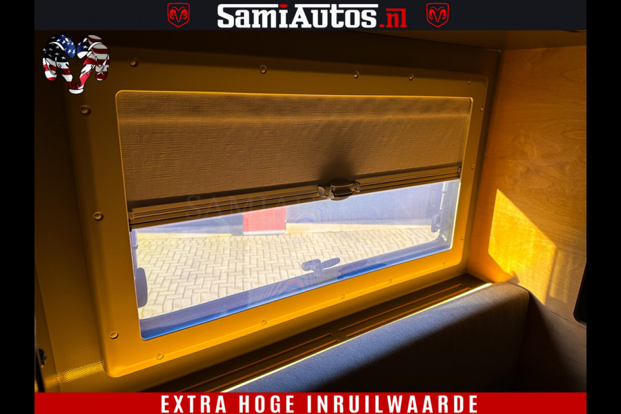 Dodge Ram 1500 €15000,- VOORDEEL | CAMPER / AFZET UNIT | SHOWROOM MODEL | 4 PERSOONS | AIRCO | ZONNEPANEEL | VERWARMING | DOUCHE | WC | LUIFEL | 4 SLAAP PLAATSEN | Let Op: Investeer in deze unieke afzetunit camper en verdien direct!