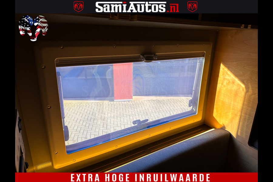 Dodge Ram 1500 €15000,- VOORDEEL | CAMPER / AFZET UNIT | SHOWROOM MODEL | 4 PERSOONS | AIRCO | ZONNEPANEEL | VERWARMING | DOUCHE | WC | LUIFEL | 4 SLAAP PLAATSEN | Let Op: Investeer in deze unieke afzetunit camper en verdien direct!