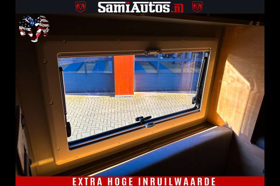 Dodge Ram 1500 €15000,- VOORDEEL | CAMPER / AFZET UNIT | SHOWROOM MODEL | 4 PERSOONS | AIRCO | ZONNEPANEEL | VERWARMING | DOUCHE | WC | LUIFEL | 4 SLAAP PLAATSEN | Let Op: Investeer in deze unieke afzetunit camper en verdien direct!