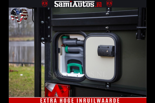 Dodge Ram 1500 €15000,- VOORDEEL | CAMPER / AFZET UNIT | SHOWROOM MODEL | 4 PERSOONS | AIRCO | ZONNEPANEEL | VERWARMING | DOUCHE | WC | LUIFEL | 4 SLAAP PLAATSEN | Let Op: Investeer in deze unieke afzetunit camper en verdien direct!