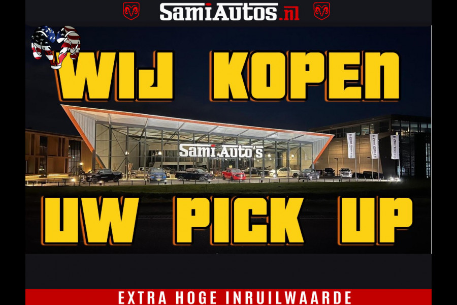 Dodge Ram 1500 Limited SPORT H.O 540HP 706Nm | Massage + Full Option | De Meest Luxe en Volle Pick-Up in zijn Klasse | Comfortabele Dubbele Cabine met Royale 5 Zitplaatsen | BPM vrij | Nu Leverbaar uit Voorraad | Voorraad Nr 2355 - 5149