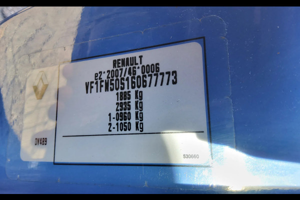 Renault Kangoo 75 PK ZIJSCHUIFDEUR - TREKHAAK - EURO 6 - V-995-PL