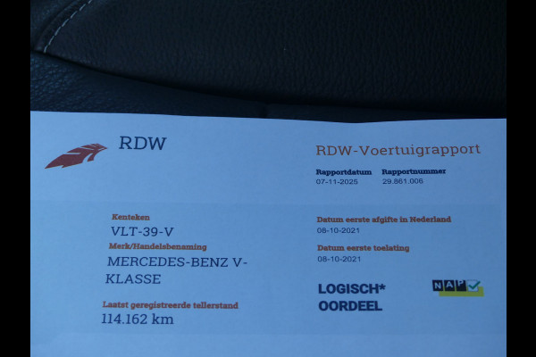 Mercedes-Benz V-Klasse 250d Extra Lang Dubbel Cabine Led/Leer/Trekhaak