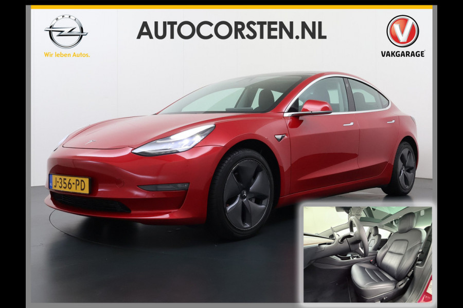 Tesla Model 3 Long Range AWD 75kWh 463PK Lmv FSD-3 Computer 18"Lm  Premium Audio AutoPilot Panoramadak Camera's Leer Adaptive-Cruise-Control+S 4WD Stoel en achterbank verwarming Elektr.Stoelen+Memory+Easy-Entry WiFi Origineel Nederlandse Auto Garantie op Accu/Motor tot 28-09-2028/192.000km