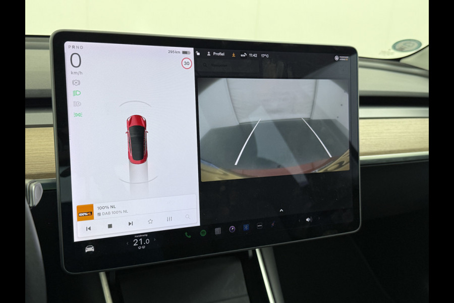 Tesla Model 3 Long Range AWD 75kWh 463PK Lmv FSD-3 Computer 18"Lm  Premium Audio AutoPilot Panoramadak Camera's Leer Adaptive-Cruise-Control+S 4WD Stoel en achterbank verwarming Elektr.Stoelen+Memory+Easy-Entry WiFi Origineel Nederlandse Auto Garantie op Accu/Motor tot 28-09-2028/192.000km
