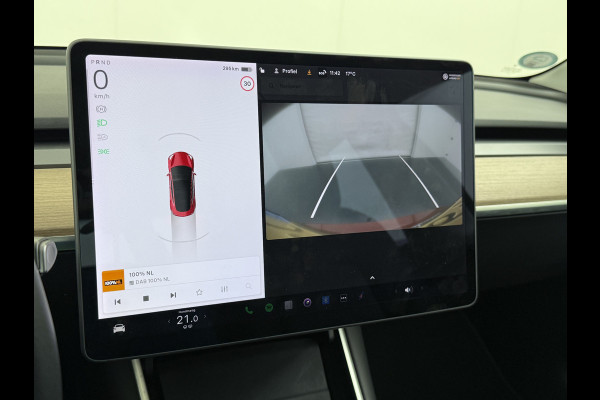 Tesla Model 3 Long Range AWD 75kWh 463PK Lmv FSD-3 Computer 18"Lm  Premium Audio AutoPilot Panoramadak Camera's Leer Adaptive-Cruise-Control+S 4WD Stoel en achterbank verwarming Elektr.Stoelen+Memory+Easy-Entry WiFi Origineel Nederlandse Auto Garantie op Accu/Motor tot 28-09-2028/192.000km