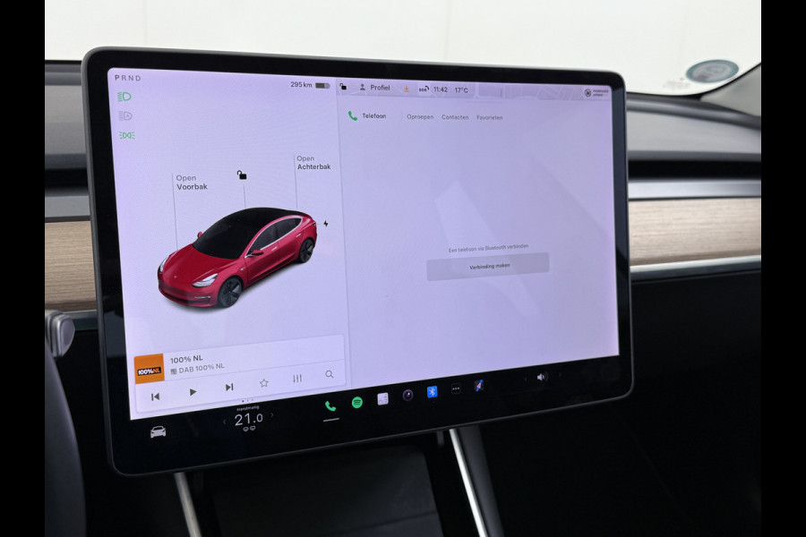Tesla Model 3 Long Range AWD 75kWh 463PK Lmv FSD-3 Computer 18"Lm  Premium Audio AutoPilot Panoramadak Camera's Leer Adaptive-Cruise-Control+S 4WD Stoel en achterbank verwarming Elektr.Stoelen+Memory+Easy-Entry WiFi Origineel Nederlandse Auto Garantie op Accu/Motor tot 28-09-2028/192.000km