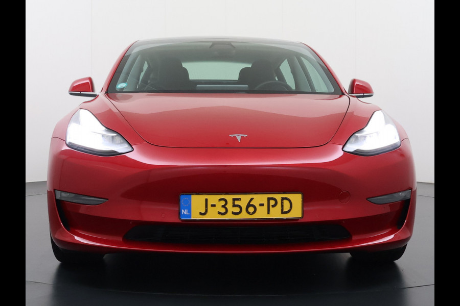 Tesla Model 3 Long Range AWD 75kWh 463PK Lmv FSD-3 Computer 18"Lm  Premium Audio AutoPilot Panoramadak Camera's Leer Adaptive-Cruise-Control+S 4WD Stoel en achterbank verwarming Elektr.Stoelen+Memory+Easy-Entry WiFi Origineel Nederlandse Auto Garantie op Accu/Motor tot 28-09-2028/192.000km