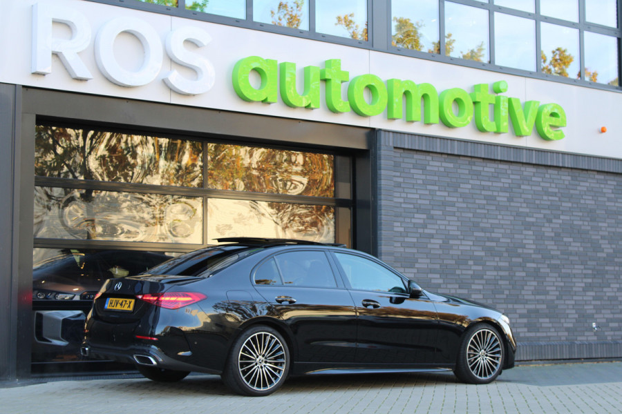 Mercedes-Benz C-Klasse 200 AMG Line | PANO | SFEER | CARPLAY | STOELVERWARMING | 19 INCH |
