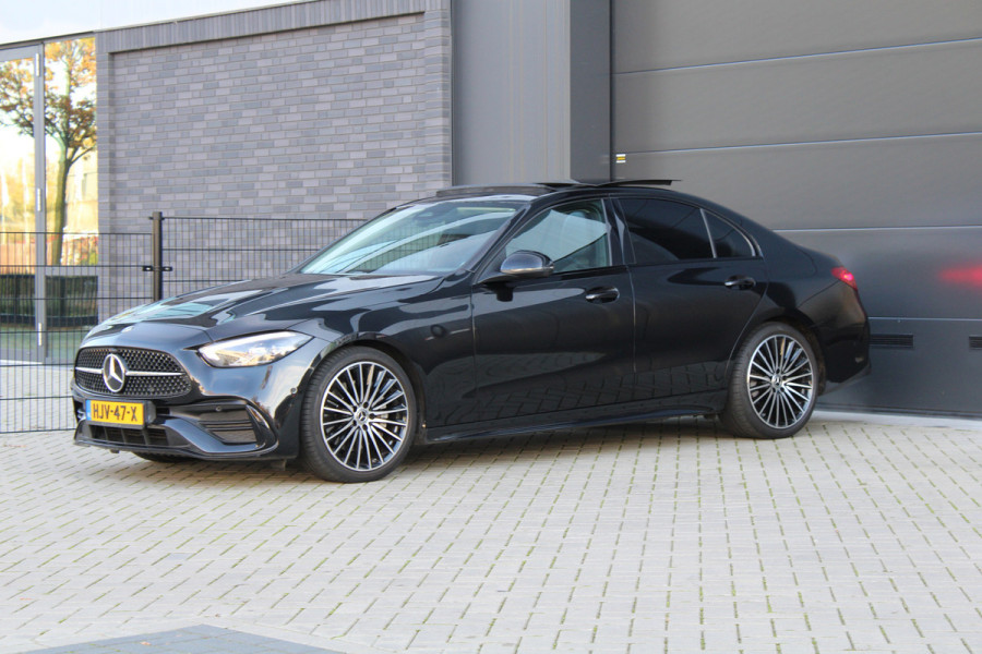 Mercedes-Benz C-Klasse 200 AMG Line | PANO | SFEER | CARPLAY | STOELVERWARMING | 19 INCH |
