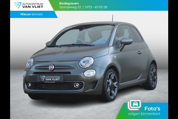 Fiat 500 0.9 TwinAir Turbo Sport | MAT GROEN | 105 PK | NAVIGATIE | LEDEREN BEKLEDING |