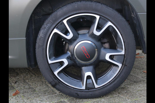 Fiat 500 0.9 TwinAir Turbo Sport | MAT GROEN | 105 PK | NAVIGATIE | LEDEREN BEKLEDING |