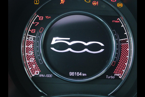 Fiat 500 0.9 TwinAir Turbo Sport | MAT GROEN | 105 PK | NAVIGATIE | LEDEREN BEKLEDING |