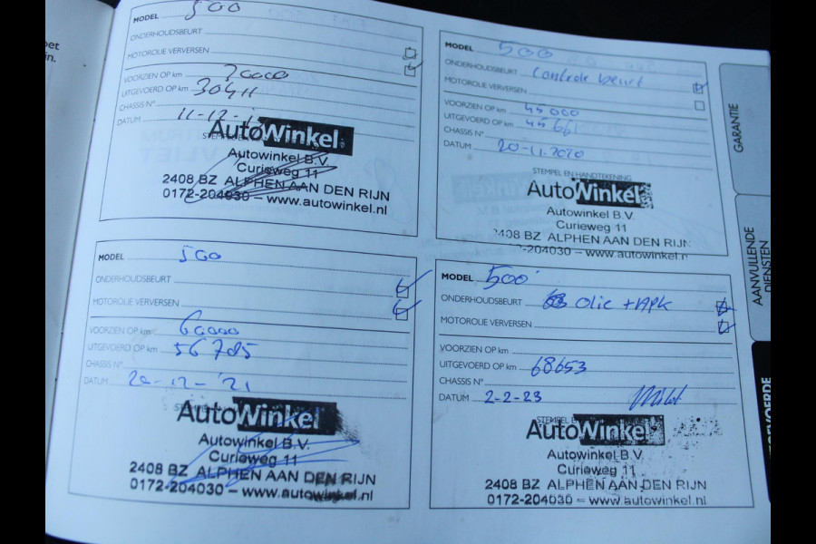 Fiat 500 0.9 TwinAir Turbo Sport | MAT GROEN | 105 PK | NAVIGATIE | LEDEREN BEKLEDING |