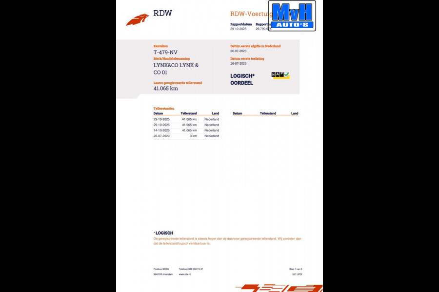 Lynk & Co 01 1.5 Plug-in Hybride|FULL BLACK|ZWARTE.HEMEL|NAP