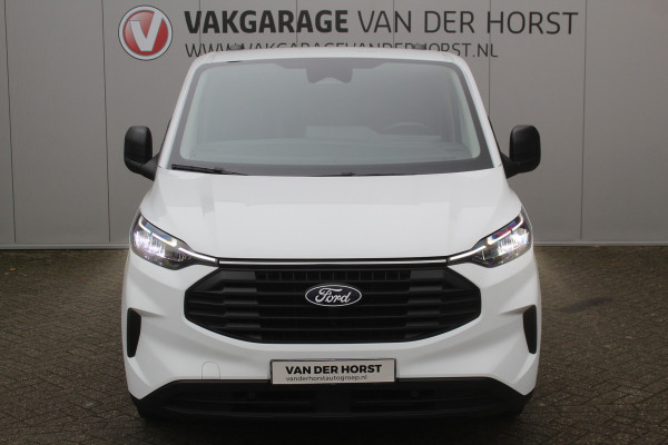 Ford Transit Custom 320 2.0-136 pk TDCI L1H1 Trend. Fabr. garantie tot 09-2028. Adaptive Cruise Control, Navigatie, Camera, PDC V+A, Apple Carplay/Android auto, LED verl., Laadruimte bekleed, Bijrijdersbank, Spiegel-, stoel en voorraamverw. etc.